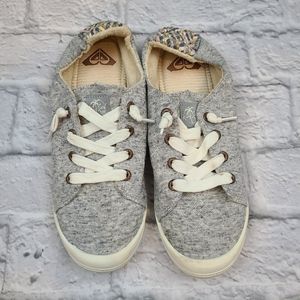 Roxy Bayshore III Gray Slipon Sneakers